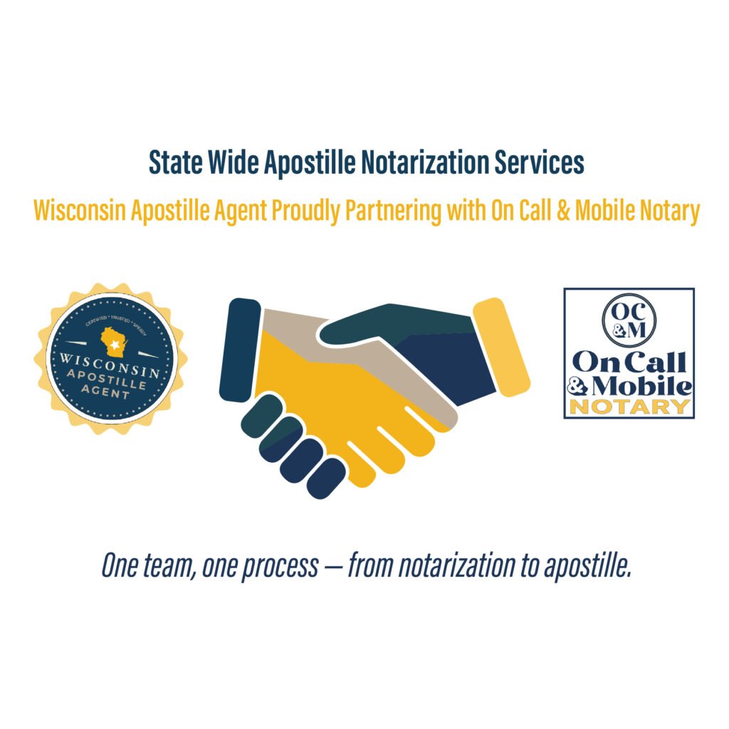 Statewide Apostille Notarization - Wisconsin Apostille Agent