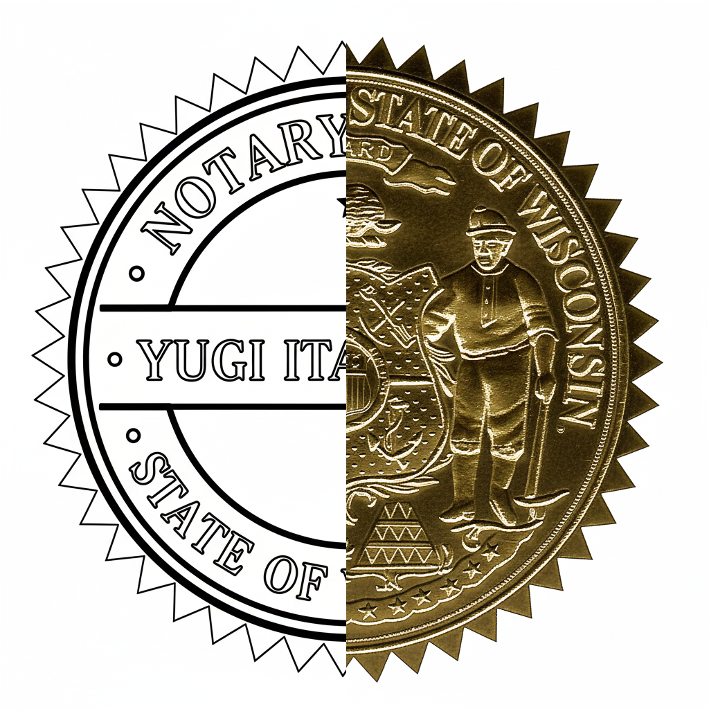 Wisconsin Apostille Agent SOS And Notary Seal