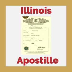 Illinois Apostille from Wisconsin Apostille Agent
